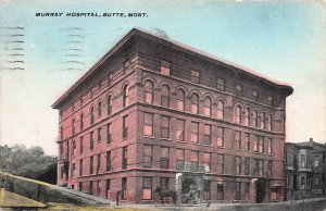 Murray Hospital, Butte, Montana, Early Postcard Used in 1910