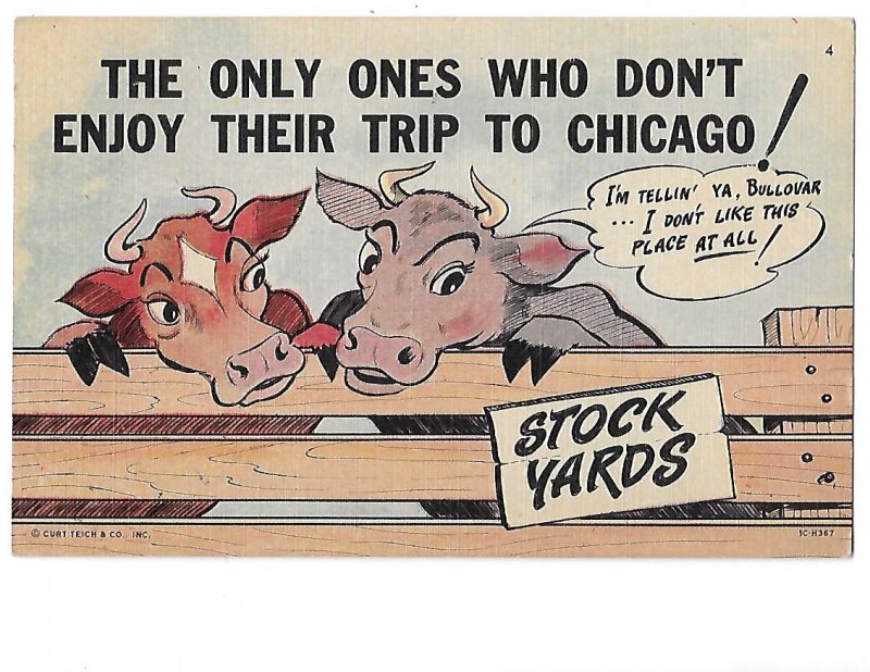 The Only Ones Who Don't Enjoy Their Trip to Chicago Illinois Stock Yards