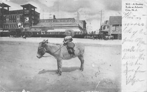 A Donkey Ride at Atlantic City, N. J., USA New Jersey  