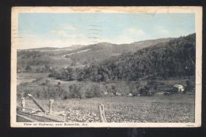 BATESVILLE ARKANSAS HIGHWAY VIEW VINTAGE POSTCARD SAPULPA OKLAHOMA