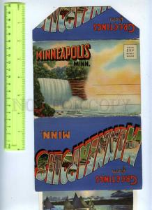 256007 USA Minnesota MINNEAPOLIS Vintage set 18 view 1939 year