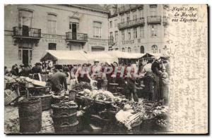 Belgie Belgium Heyst on sea Old Postcard The walk to the TOP vegetables