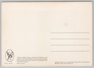 Aspen Colorado~Maroon Bells Peaks in Fall~Continental Postcard