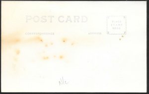 UNITED STATES Stamps on Postcard RPPC Unused c1920s