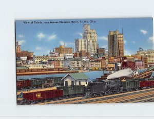 Postcard View of Toledo from Across Maumee River, Toledo, Ohio