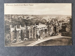 Warwick Castle From Guy's Tower Warwick UK Litho Postcard H2040082130