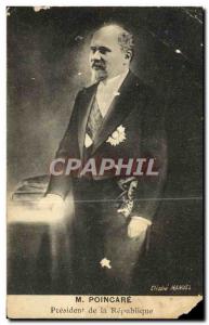 Postcard Former President of the Republic Poincare