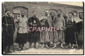 Old Postcard Spahis Algerian Army Group