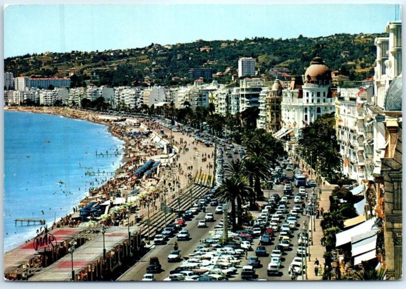 Postcard - La Promenade des Anglais, French Riviera - Nice, France