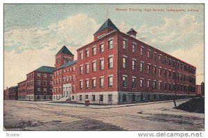 Exterior, Manual Training High School, Indianapolis,Indiana,PU-1910