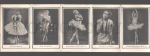 083056 ULANOVA Russian BALLET Star Old 6 PHOTO booklet