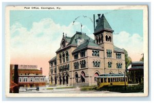 1926 Post Office Building Covington Kentucky KY Posted Vintage Postcard 