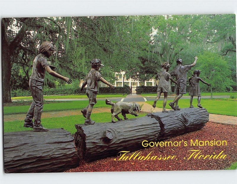 Postcard Governor's Mansion, Tallahassee, Florida