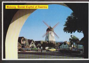 Alisal Windmill Solvang CA Postcard BIN 527