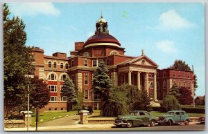 Vtg Connecticut CT St Vincent's Hospital & School of Nursing 1950s View Postcard