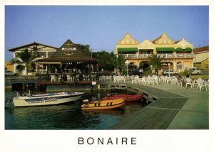 bonaire, N.A., KRALENDIJK, Waterfront (1990s) Postcard