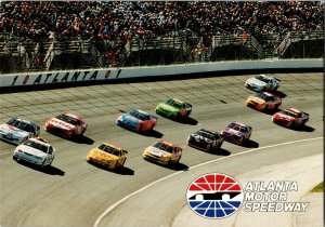 Atlanta Motor Speedway, Atlanta GA NASCAR Postcard H73