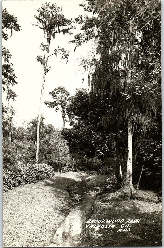 C.1910 RPPC Brookwood Park, Valdosta, GA Postcard P134