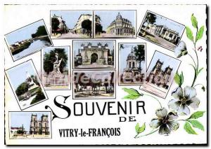 Modern Postcard Vitry Le Francois memory