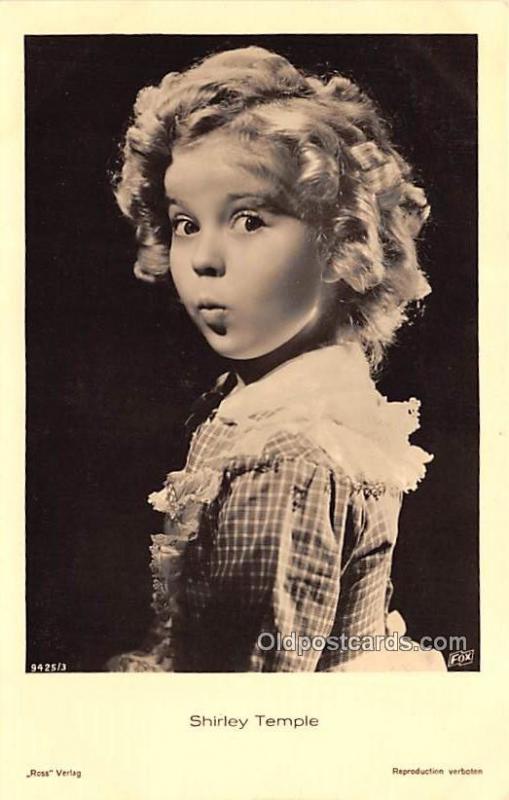 Actress Shirley Temple Unused 