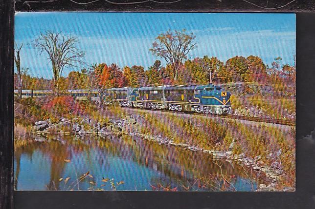 Delaware and Hudson Railroad,Leaf Peeker's Special Postcard 