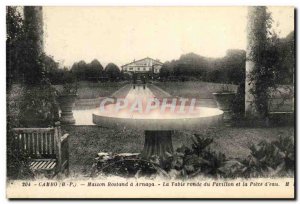 Postcard Old House Cambo Rostand Arnaga Round Table Pavilion and the water Piece