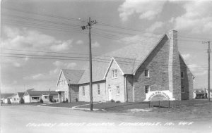 Calvary Baptist Church Estherville Iowa 1950s RPPC Photo Postcard Cook 6647