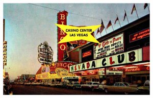 Postcard CASINO SCENE Las Vegas Nevada NV AQ3588