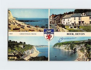 Postcard Greetings From Beer, England