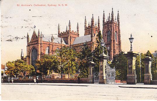 St. Andrew's Cathedral Sydney 1908