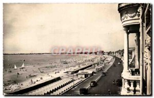 Old Postcard La Baule Darlu Boulevard near the Adriana Hotel