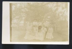 RPPC HICKMAN NEBRASKA LOUP CITY NEBRASCA GROTE VINTAGE REAL PHOTO POSTCARD