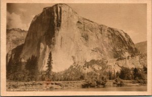 RPPC El Capitan Sleeping Giant Yosemite National Park California 1920s Postcard