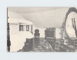 Postcard Bedroom of Madam Tank, Roi-Porlier-Tank Cottage, Allouez, Wisconsin