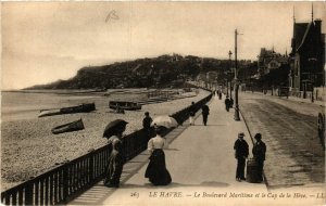 CPA Le HAVRE-Le Boulevard Maritime et le Cap de la Heve (348609)