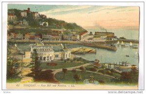 Port & Sailboats, Vane Hill & Pavilion, Torquay (Devon), England, UK, PU-1919