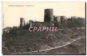 Old Postcard Vallee Creuse Chateaubrun