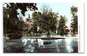 Scene In White's Park Concord N. H. New Hampshire Postcard