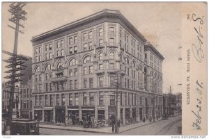 SCRANTON, Pennsylvania; Hotel Jermyn, PU-1908