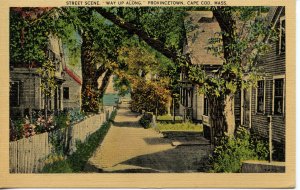 US    PC710  STREET SCENE, PROVINCETOWN, CAPE COD, MASS