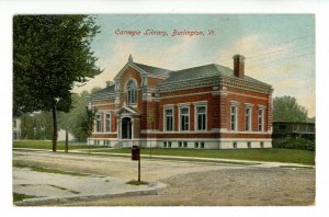VT - Burlington. Carnegie Library