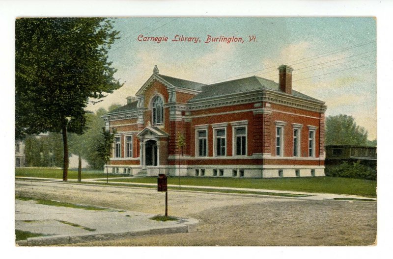 VT - Burlington. Carnegie Library