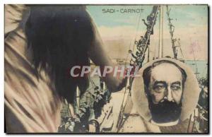 Postcard Old Puzzle Sadi Carnot Boat Sailors Army