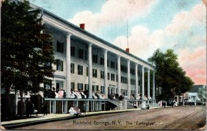 Postcard NY Richfield Springs The Earlington