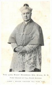 Massachusetts Fall River    The Late Right Reverend Wm.Stang,Catholic Bishop