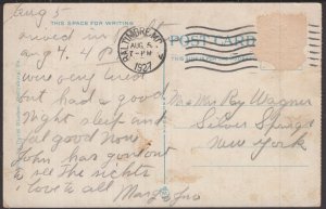 Pennsylvania Gettysburg - Center Square pm1927 ~ WB