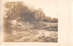 Modena Lake Italy ? Scenic View Real Photo Antique Postcard J78829