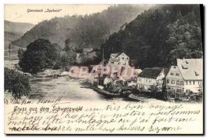 Postcard Old Gernsbach Igelbach