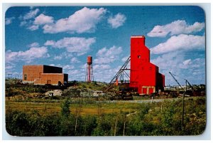 Flin Flon Manitoba Canada Postcard Mine Hudson Bay Mining Smelting 1956