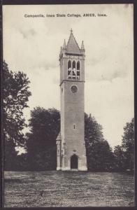 Campanile,Iowa State College,Ames,IA Postcard